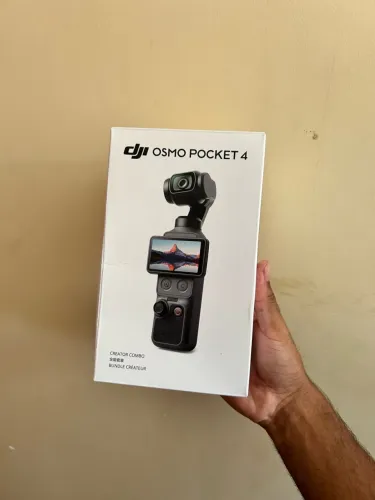 Câmera Dji Osmo Pocket 4 Influencer Creator Combo Completo Preto