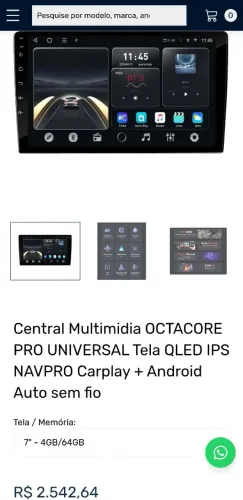 Central Android Multimidia OCTACORE NAVPRO