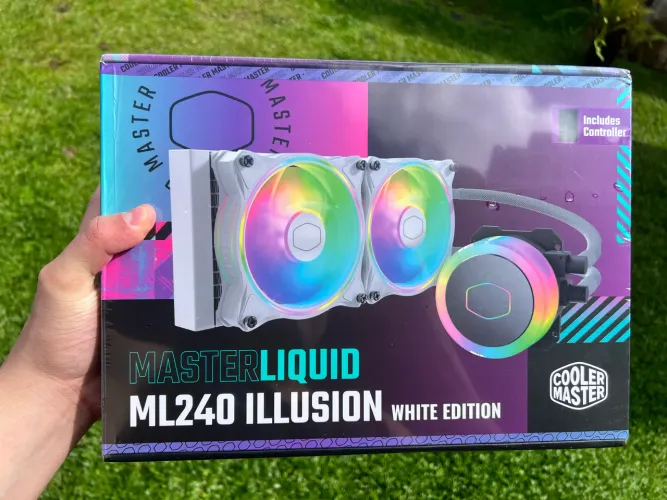 Water Cooler Cooler Master Ilusion Branco RGB 240mm