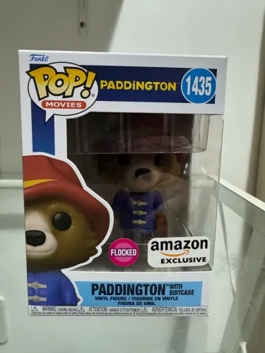 Funko Pop! Paddington with suitcase Flocked Amazon exclusive #1435