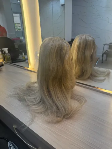 Peruca lace de cabelo humano
