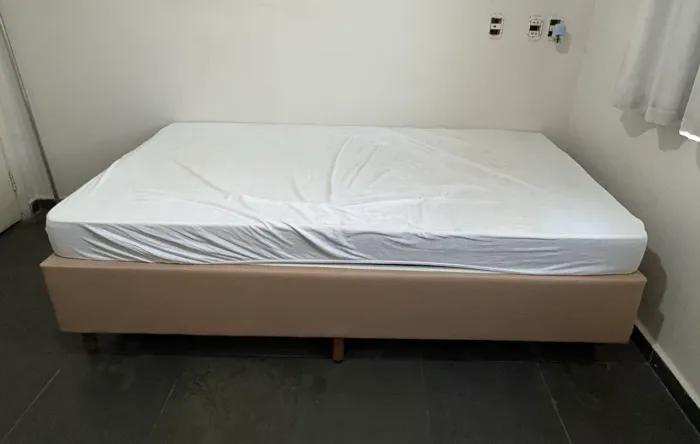 CAMA BOX + COLCHÃO