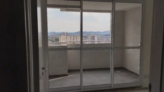 Porta de correr 3 folhas 3,70 x 2,40 alumínio