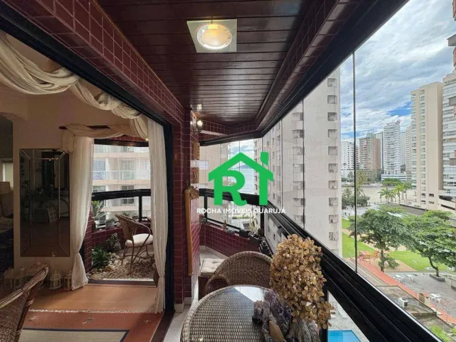 Apartamento com 4 quartos (2 suítes), 2 vagas e lazer à venda em Jardim Astúrias, Guarujá