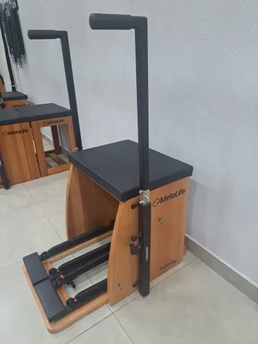 Aparelho de Pilates Step Chair Infinity Preto - Metalife