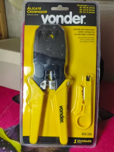 Alicate de rede rj45 e testador de cabo