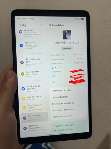 Tablet Galaxy A9