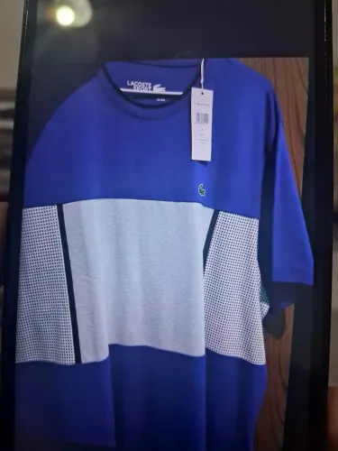 Camisa Lacoste azul