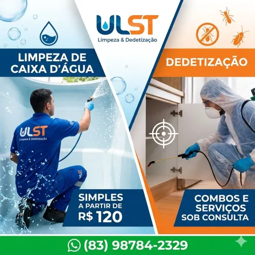 Dedetização/ limpeza de caixa de água 