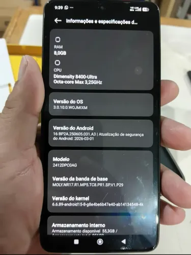 Xiaomi poco X7 pro 