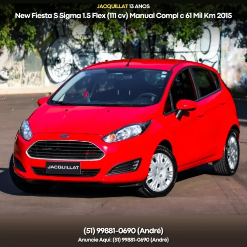 Ford Fiesta 1.5 16V Flex Mec. 5P 2015