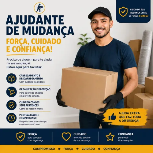 Faço mudanças (ajudante)