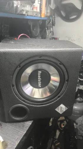 Caixa de Som automotivo com sub 10" Rodstar 4 ohms 250w RMS