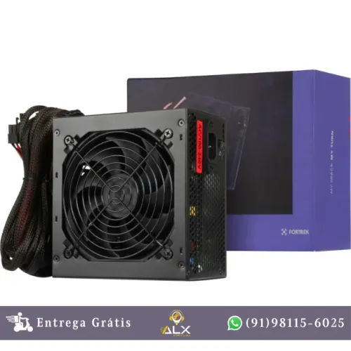 Fonte 500w 80 Plus Bronze Pfc Ativo Black Hawk Fortrek *ENTREGA GRÁTIS*