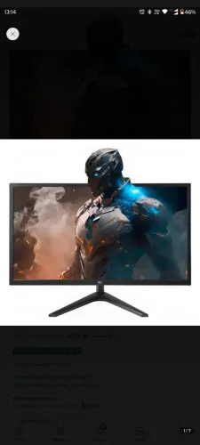 Monitor Gamer BRX MBRX21BK 21" LED HD Gamer para Jogos e Trabalho