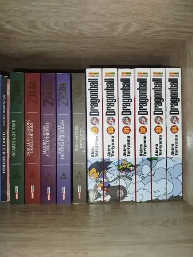 Mangás de Zelda e DragonBall (leia o anúncio)