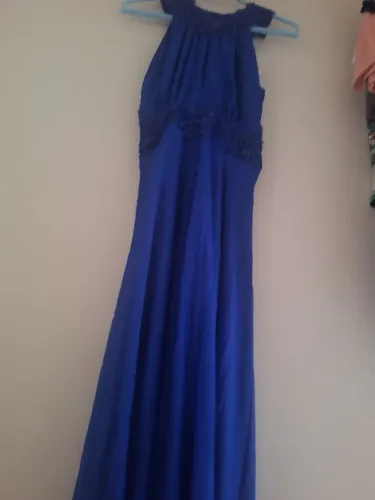 Vestido de festa azul royal