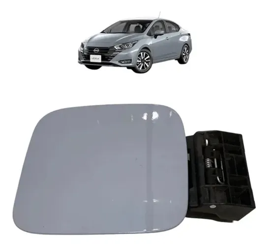 Tampa Portinhola Combustivel Nissan Versa 2024 Cinza 2024