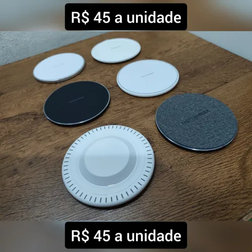 Carregador Indução Sem Fio 15w iPhone Android