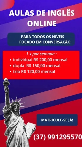 Aulas de Inglês online