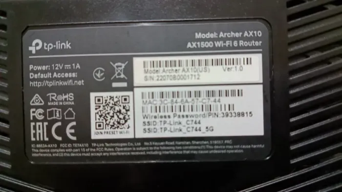 Roteador Archer AX10 (AX 1500 wi fi 6 router)