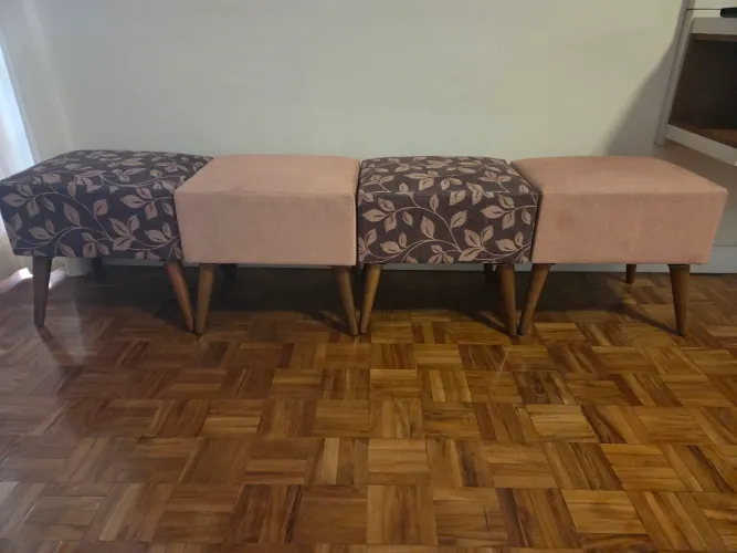 Kit com 04 banquetas