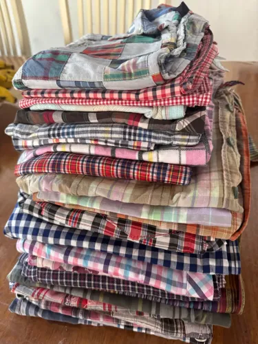 Lote de camisas xadrez! 330,00