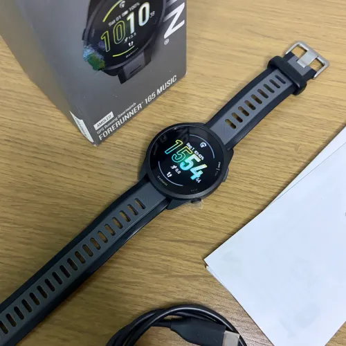 Relógio Garmin Forerunner 165 Music Seminovo Completo