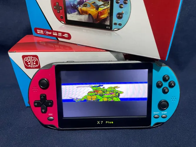Video Game Portatil X5 tela 4.8" com 5 mil jogos