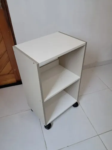 Carrinho auxiliar mdf novo