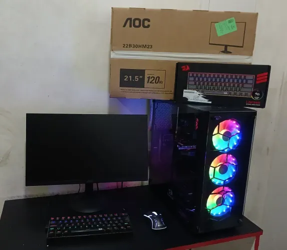 PC Gamer REDRAGON Novo COMPLETO COM TUDO - ENTREGO
