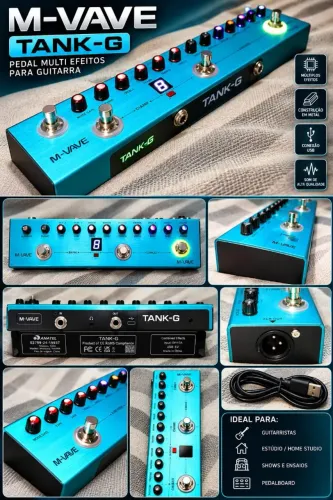 PEDAL M-VAVE TANK G ( TROCO POR GUITARRA)