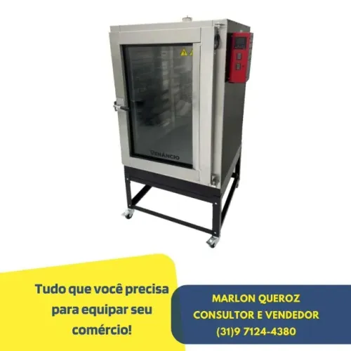 Forno Turbo 10 Esteiras Elétrico Venâncio 220V 