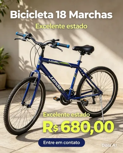 Bicicleta 18 marchas excelente estado.