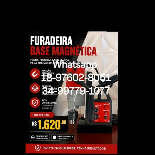 Furadeira com base Magnética 