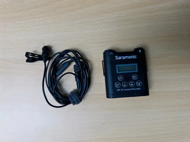 Gravador Saramonic + Lapela com fio