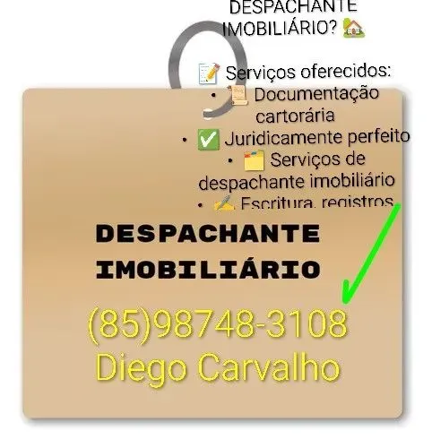 Despachante Imobiliário * Diego 9989f inventário ITBI escritura pública SEUMA dti