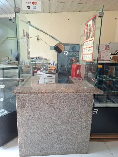 Balcão Caixa em granito
