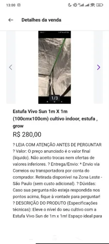 Estufa , grow , 1x1 , tenda de cultivo