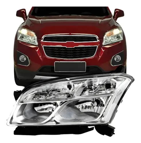 Farol Tracker Esquerdo 2014 2015 2016 Novo Cromado Manual
