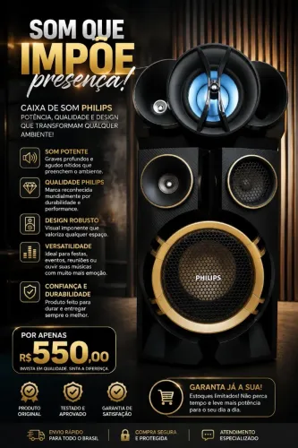 Caixa de Som Philips