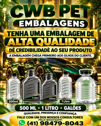 Embalagem pet