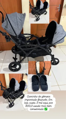 Carrinho de gêmeos