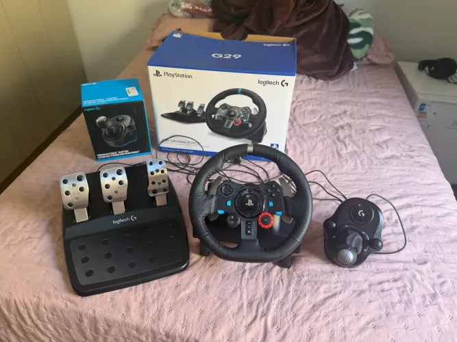 Volante Logitech G29 + Câmbio