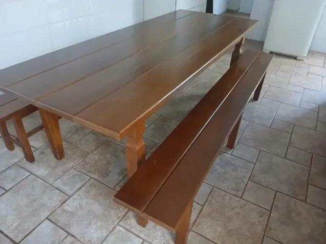 Mesa de Madeira Área Externa
