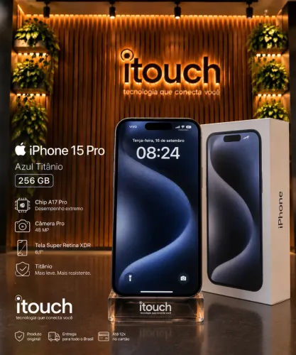 iPhone 15 Pro 256 Impecável