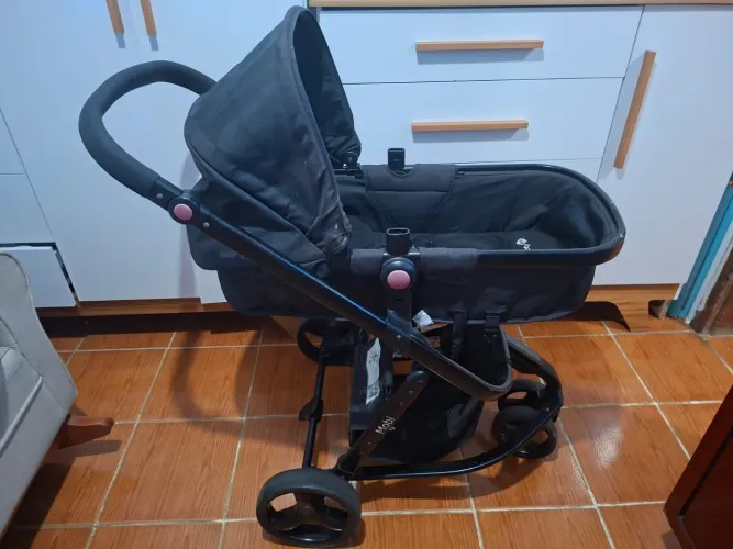 Carrinho Travel System Safety 1st, Mobi Duo, Full Black