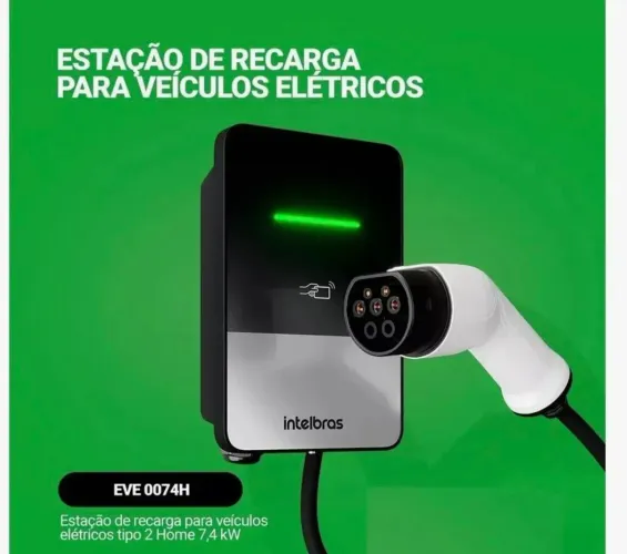 Estação de Recarga Intelbras 7.4kw Carro elétrico (NOVO NA CAIXA)