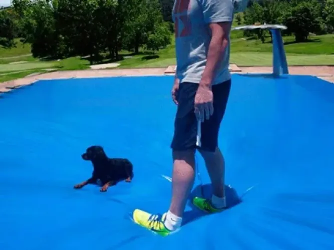 CAPA DE SEGURANÇA PARA PISCINA