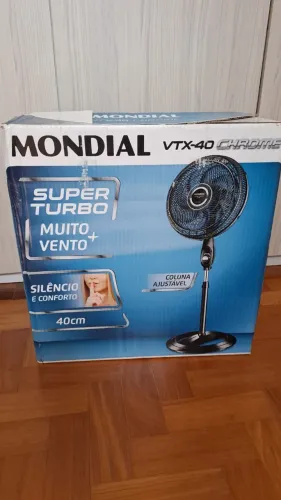 Ventilador De Coluna Super Turbo Mondial VTX-40-Chrome